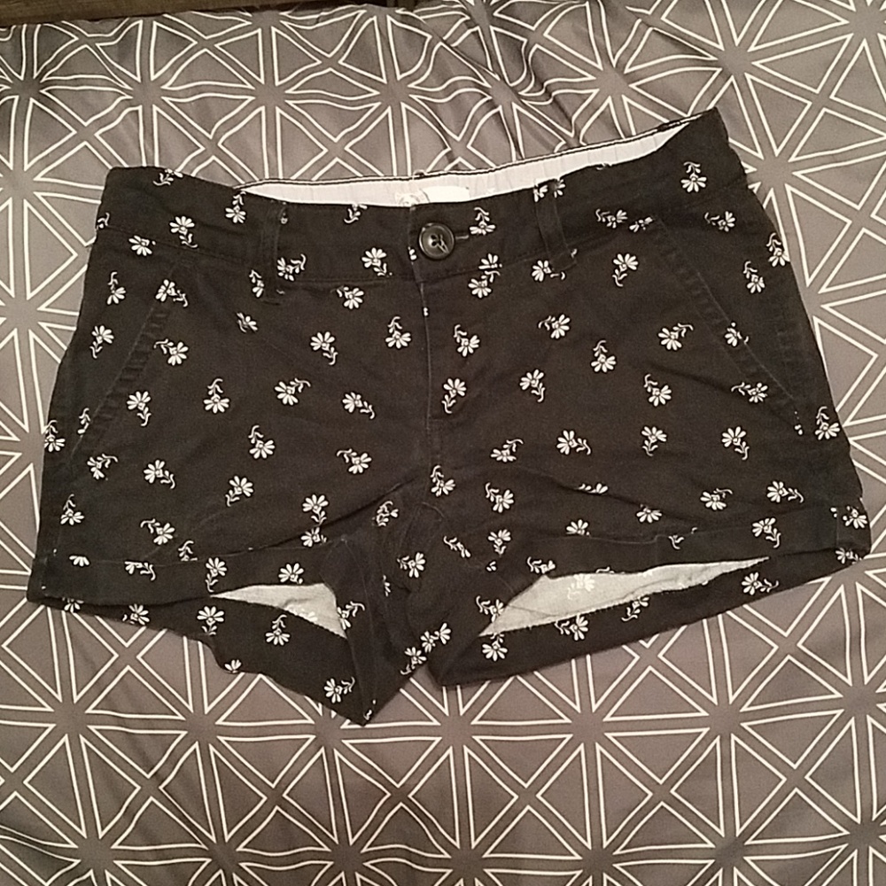 Jean/cotton shorts